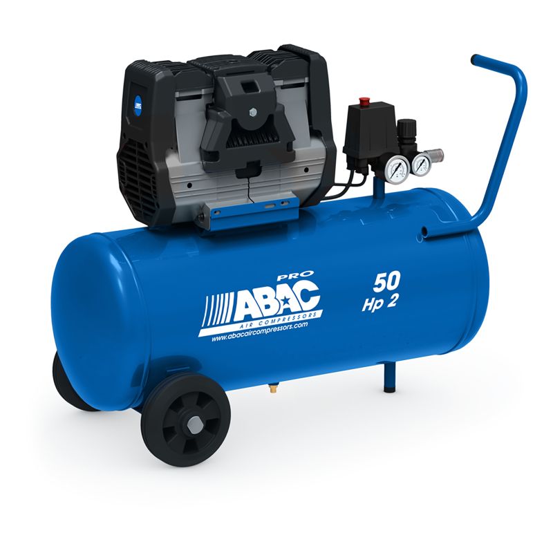 Mobile Silent Air Compressors 50 liters, 1.52 HP ABAC International