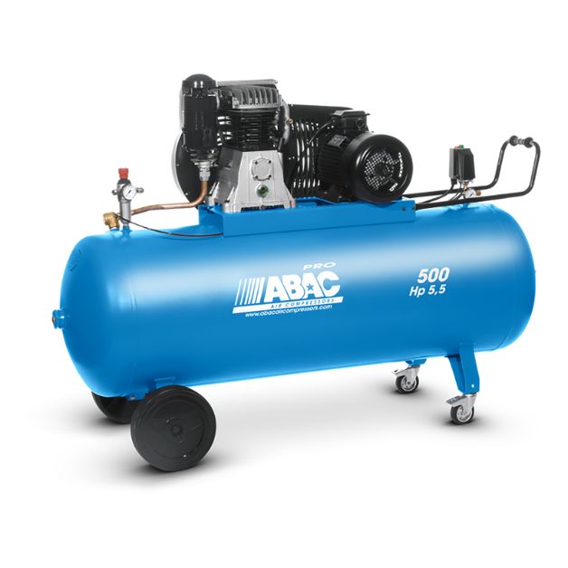 Mobile Air Compressors 500 liters, 5.5 to 10 HP ABAC International