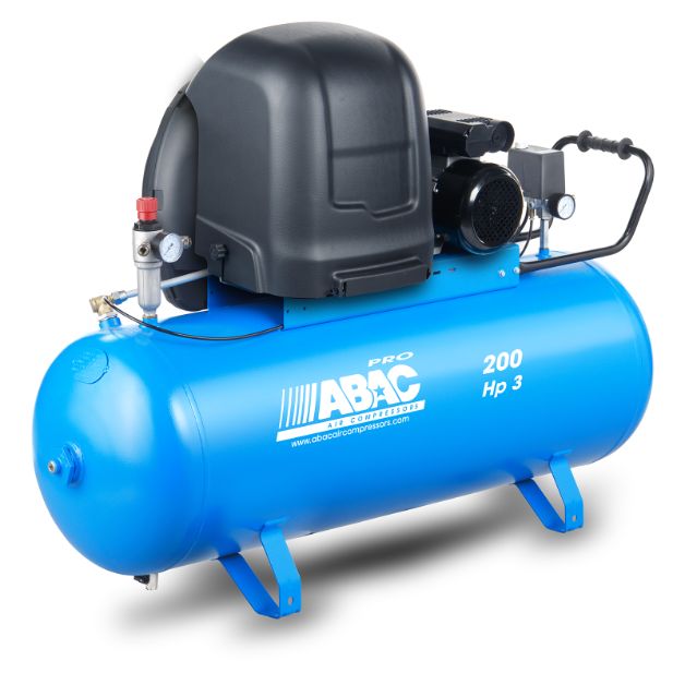 Stationary Silent Air Compressors 200 liters, 3 HP ABAC International